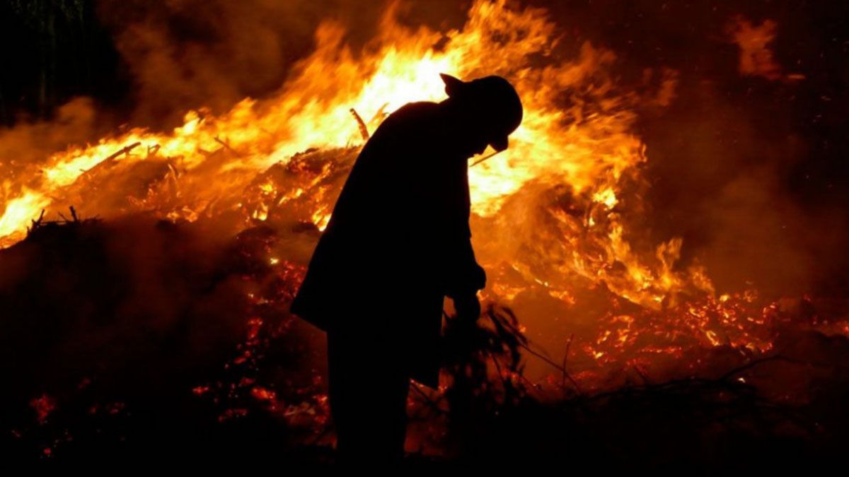 Ordenan el apoyo de las Fuerzas Armadas en la emergencia por incendios en el Delta del Paraná.