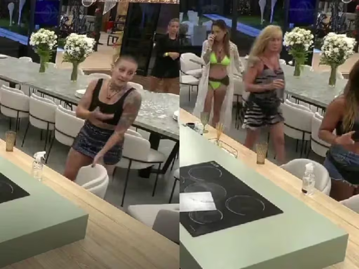 Las participantes de Gran Hermano se pelearon por comida. Las participantes de Gran Hermano se pelearon por comida.