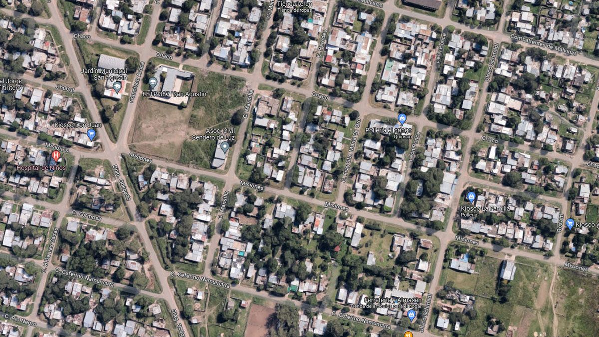 Tras concretar el robo, el delincuente se dio a la fuga por calle Misiones hacia el oeste. Tras concretar el robo, el delincuente se dio a la fuga por calle Misiones hacia el oeste.