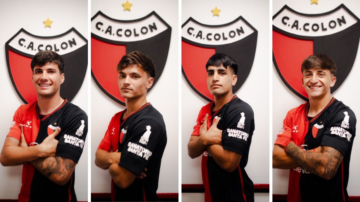 Colón apuesta al futuro: cuatro juveniles firmaron su primer contrato profesional