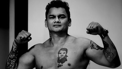 La foto que publicó el Chino Maidana y sorprendió a todos tras el grave accidente que sufrió