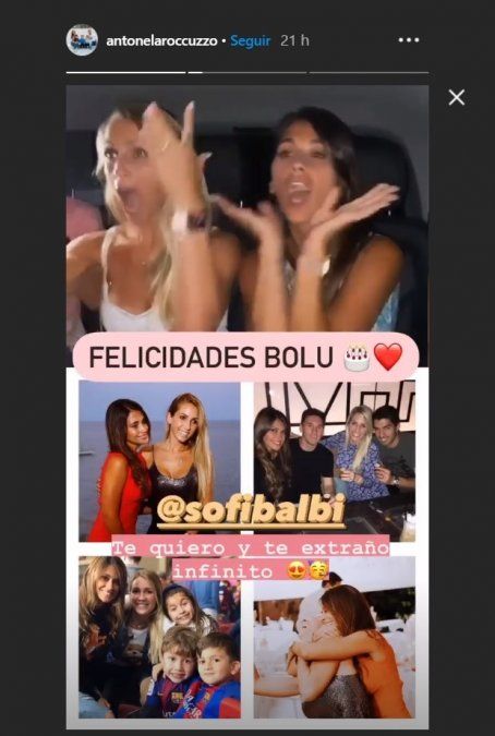 El mensaje de Anto a Sofi