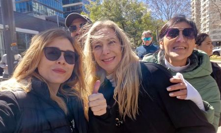 Karina Milei estuvo acompañada por dirigentes y militantes libertarios, entre ellos Lilia Lemoine. Foto: NA Karina Milei estuvo acompañada por dirigentes y militantes libertarios, entre ellos Lilia Lemoine. Foto: NA
