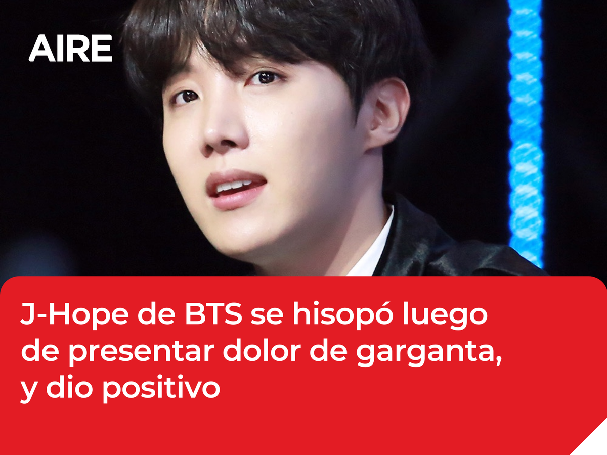 J-Hope de BTS tiene covid.