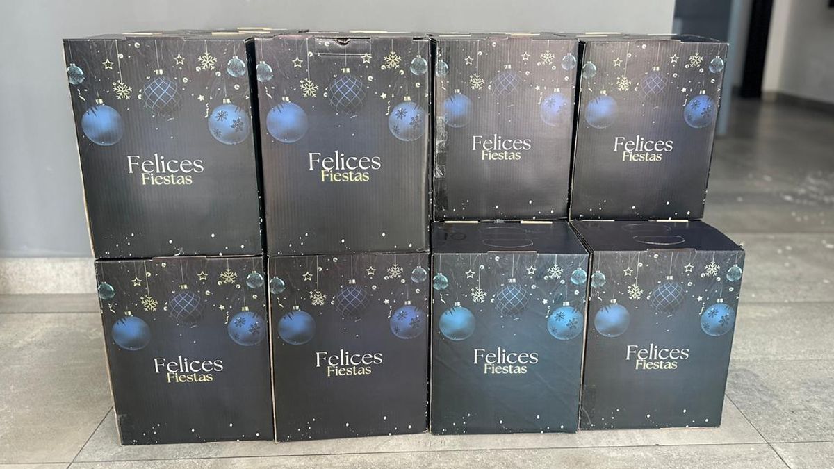 AIRE se llenó de cajas solidarias gracias a la generosidad de la empresa Madersa de Esperanza.