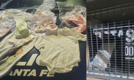 rompio la vidriera de un local sobre avenida blas parera, robo ropa de bebe y fue detenido rompio la vidriera de un local sobre avenida blas parera, robo ropa de bebe y fue detenido