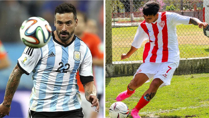 Mientras piensa en Unión, el hijo del Pocho Lavezzi compartió un emotivo mensaje para su papá