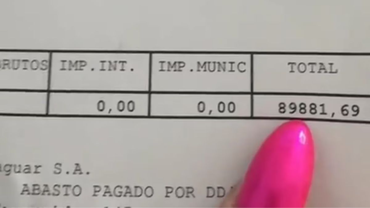 La joven quedó descolocada por lo que gastó.