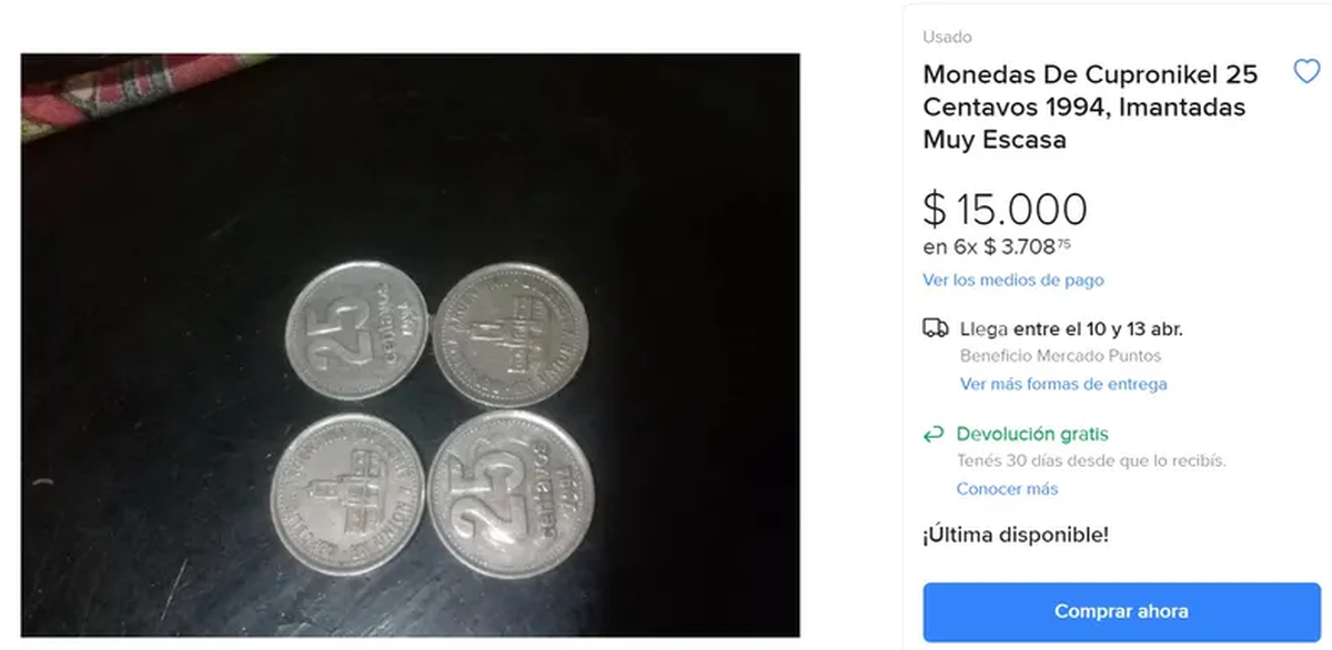 La rareza de estas monedas radica en que son atraídas por un imán, cuando en principio la aleación que se usaba no debería tener esa propiedad.