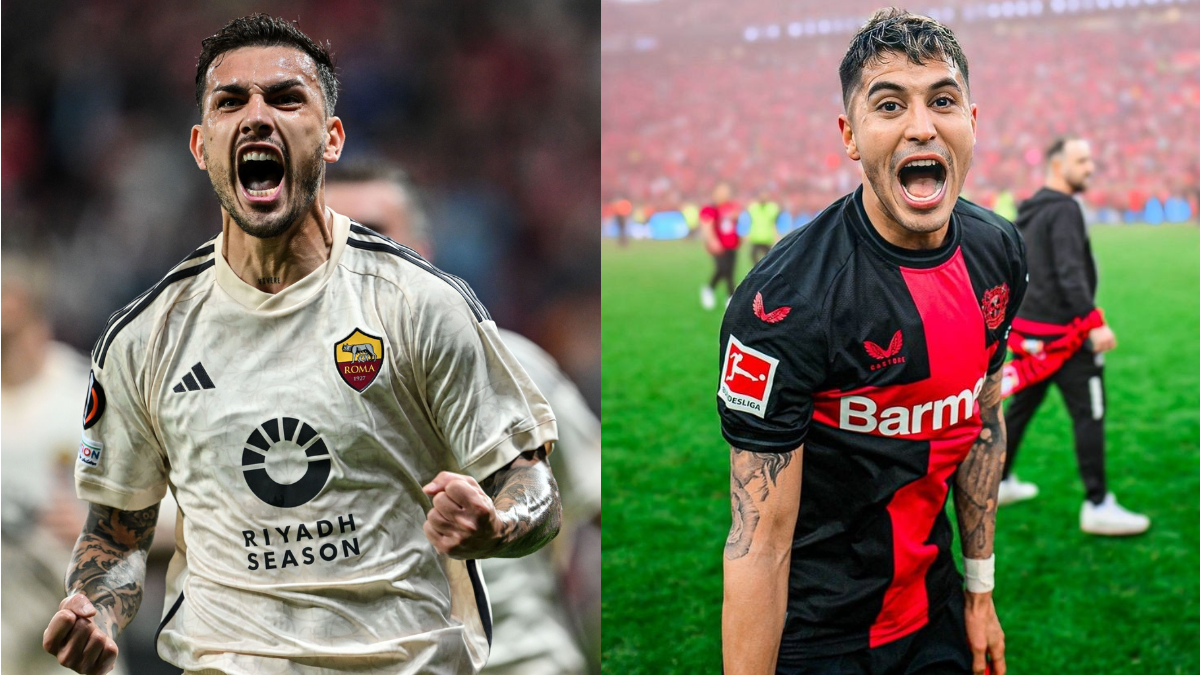 Leandro Paredes marcó dos goles en la semifinal de la Europa League