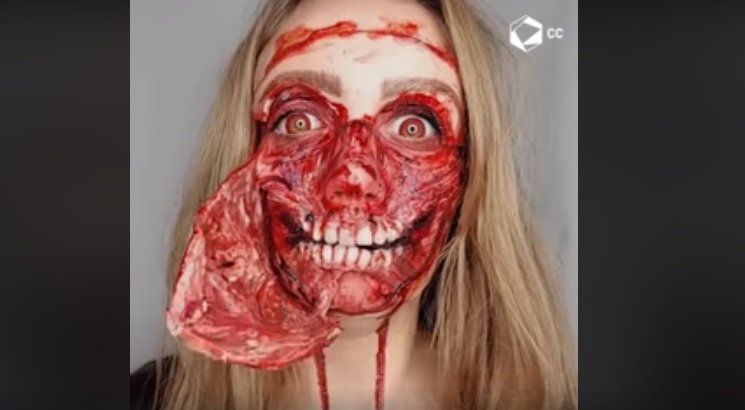 El maquillaje de Halloween que se convirtió en un fenómeno viral