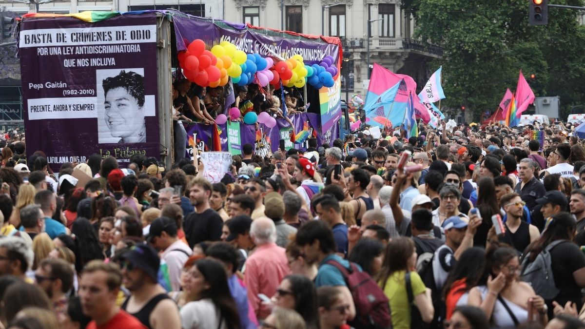 La multitudinaria manifestación en la ciudad de Buenos Aires duró casi 13 horas.&nbsp;