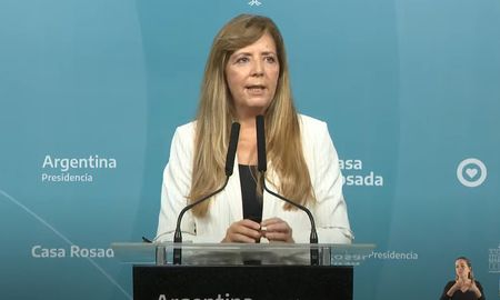 La vocera presidencial habló tras las PASO. La vocera presidencial habló tras las PASO.