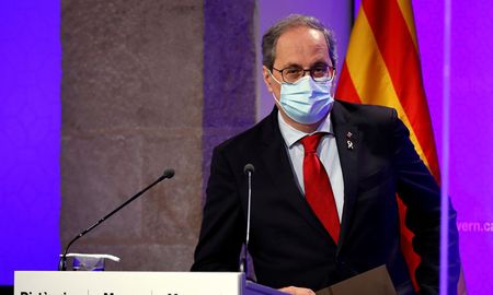 El presidente catalán, Quim Torra. El presidente catalán, Quim Torra.