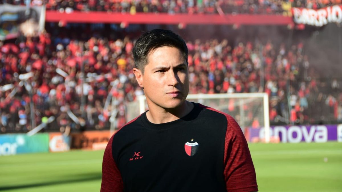 El mensaje de Ezequiel Medrán a los jugadores de Colón en el predio 4 de junio