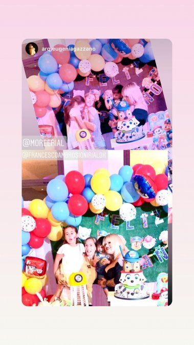 El lujo cumpleaños de Francesco Ambrosioni