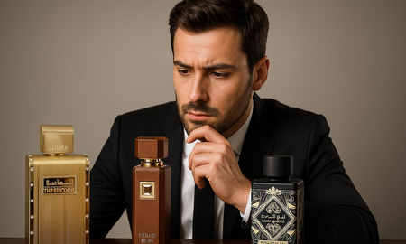 Los perfumes árabes llegaron para quedarse. Imagen creada con OpenAI. Los perfumes árabes llegaron para quedarse. Imagen creada con OpenAI.