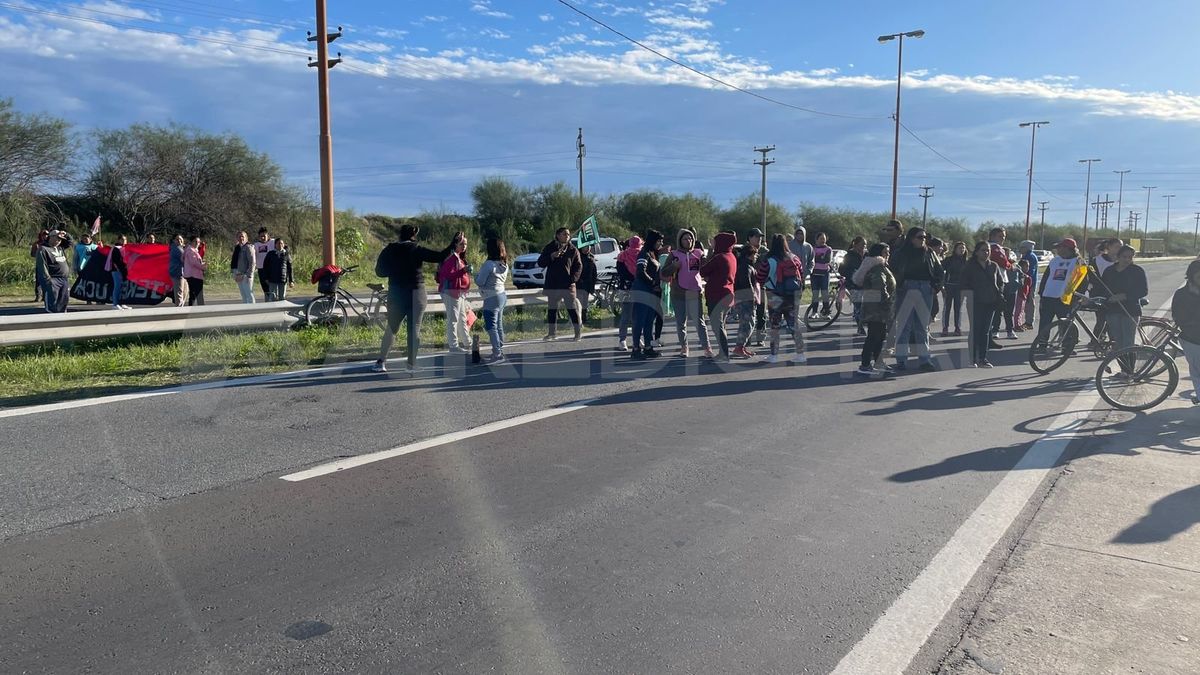 Manifestación en la Circunvalación Oeste.