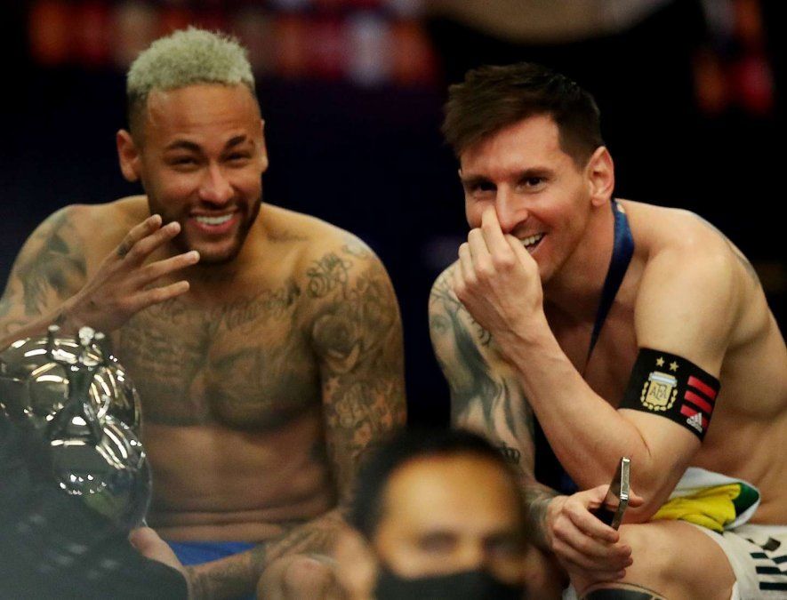 Messi y Neymar.