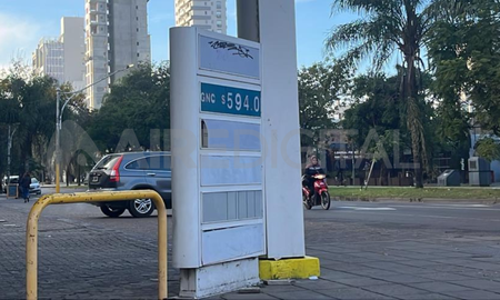 El valor del GNC pasó de 563 a 592 pesos el metro cúbico. El valor del GNC pasó de 563 a 592 pesos el metro cúbico.