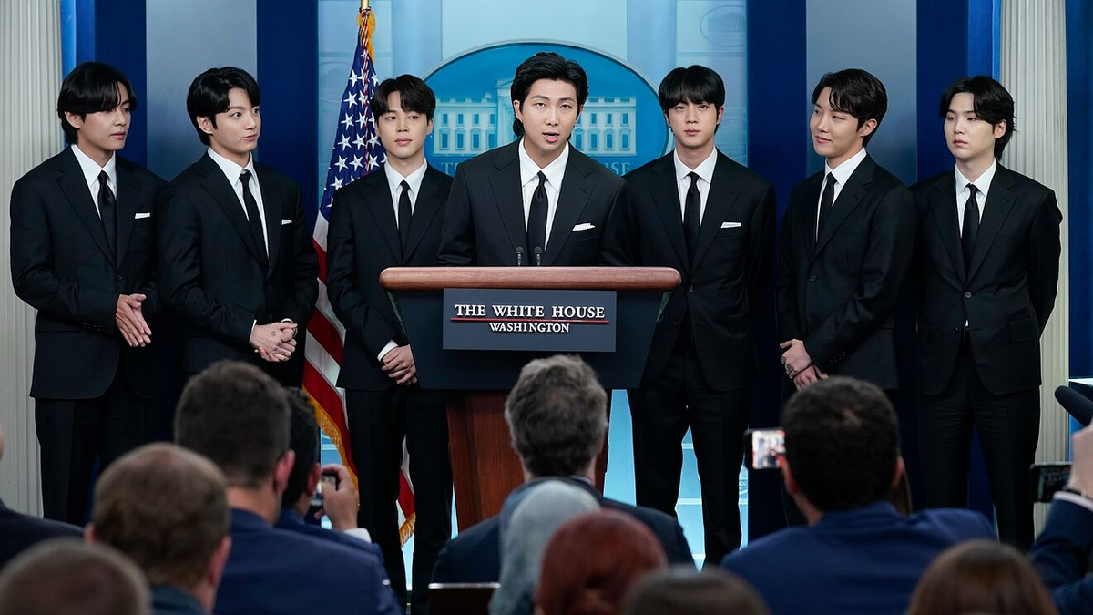BTS y Joe Biden se reunieron en la Casa Blanca.