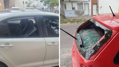 Inseguridad en barrio Mariano Comas: denuncian vandalismo nocturno y vidrios rotos en más de 20 autos
