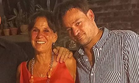 Chano Charpentier, exlíder de Tan Bionica, junto a Marina, su mamá. Chano Charpentier, exlíder de Tan Bionica, junto a Marina, su mamá.