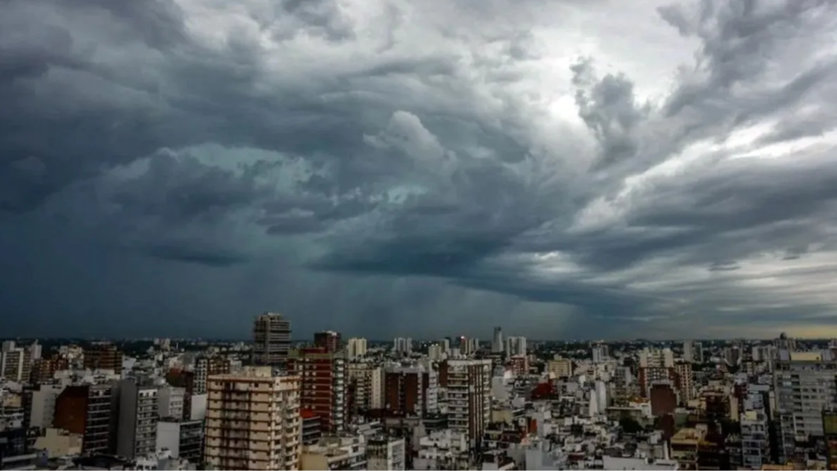 Tormenta en Buenos Aires.