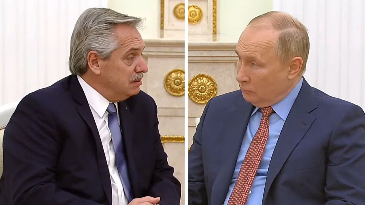 Alberto Fernández y Vladimir Putin se reunieron este jueves en Rusia.