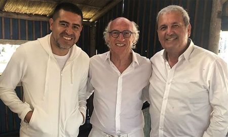 el reencuentro de riquelme y bianchi en la megafiesta del entrenador el reencuentro de riquelme y bianchi en la megafiesta del entrenador