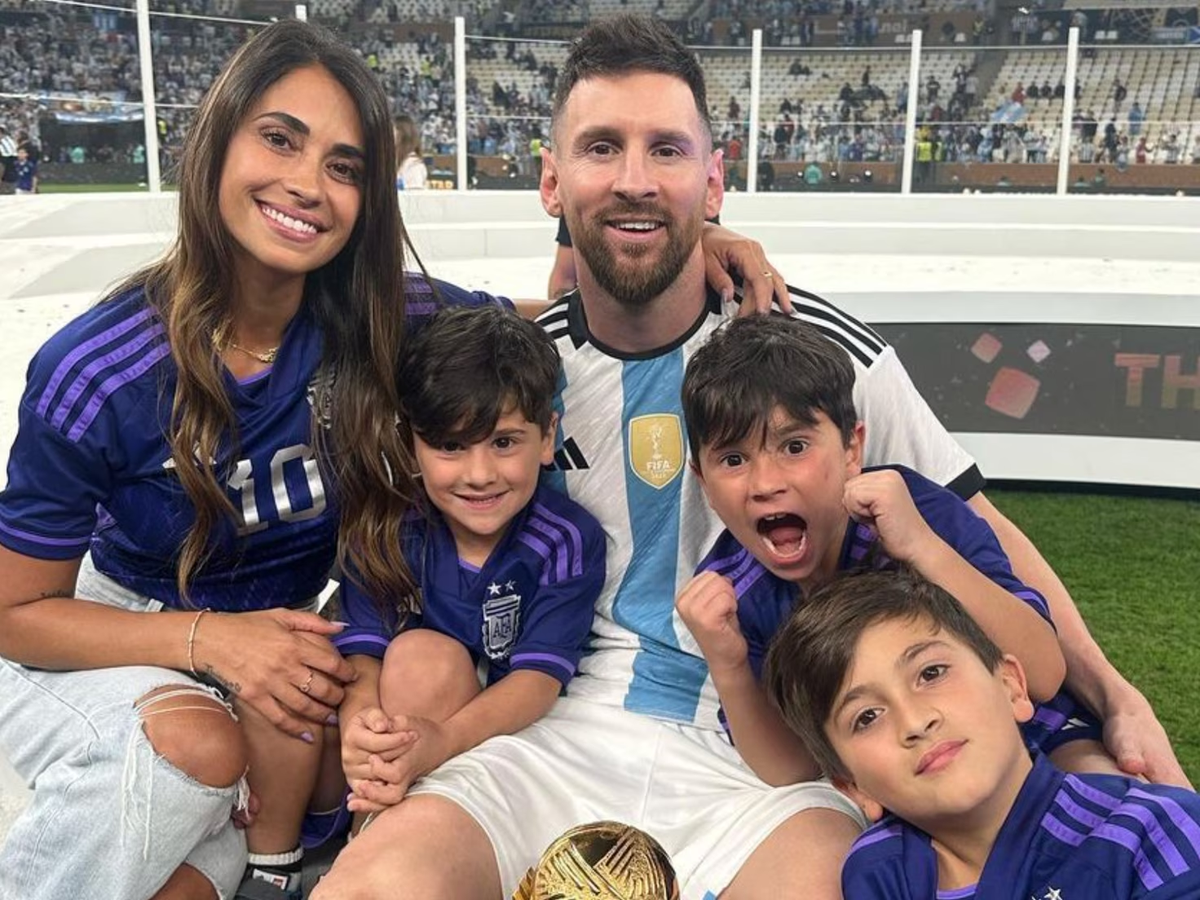 Antonela Roccuzzo mostró a un miembro de la familia con perfil bajo