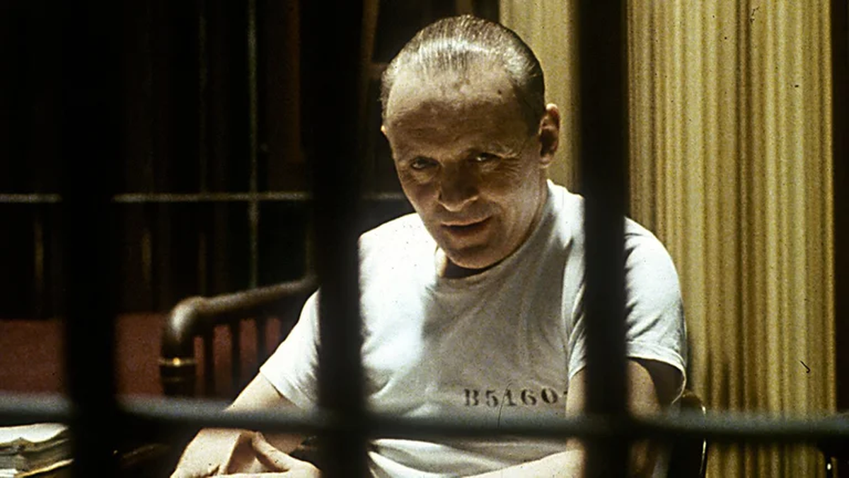 Anthony Hopkins en El silencio de los inocentes.