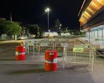 Aguas Santafesinas cercó el lugar para poder trabajar en el socavón.