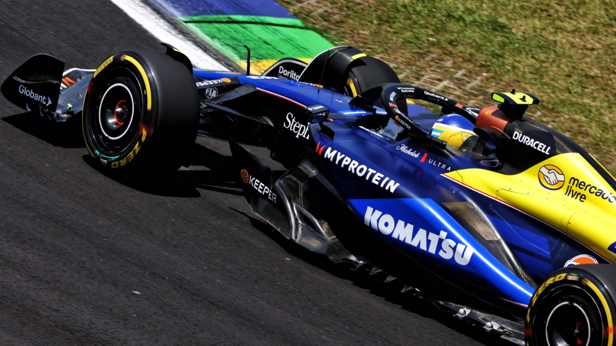 Colapinto terminó 13° en la práctica del GP de Brasil.