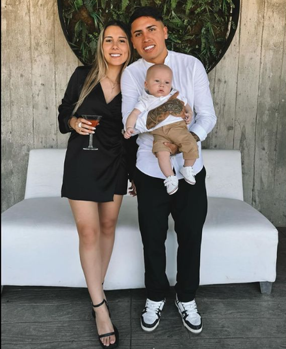 Facundo Farías y su familia. Foto: Instagram de Angi Olivera. Facundo Farías y su familia. Foto: Instagram de Angi Olivera.