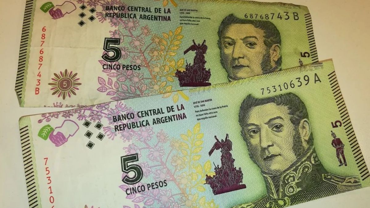 ¿Cuándo saldrán de circulación los billetes de 5 pesos?