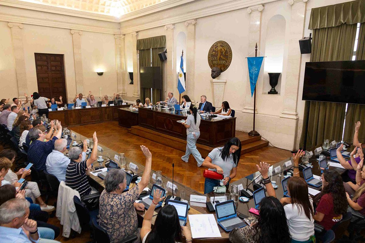 La declaración se aprobó el jueves durante la primera sesión del año del Consejo Superior de la UNL y en medio del paro de docentes y no docentes.