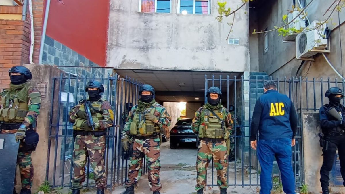 Los 10 allanamientos se realizaron en la provincia de Santa Fe