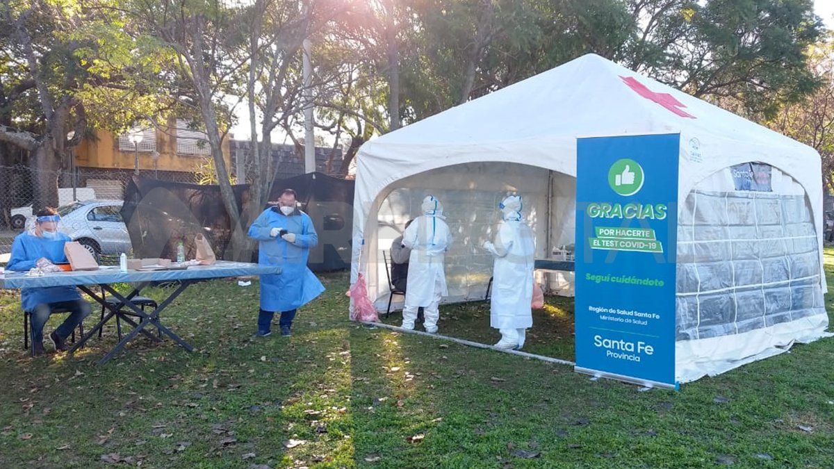 El sábado se pusieron en marcha cuatro puntos fijos de testeo en distintos puntos de la capital provincial