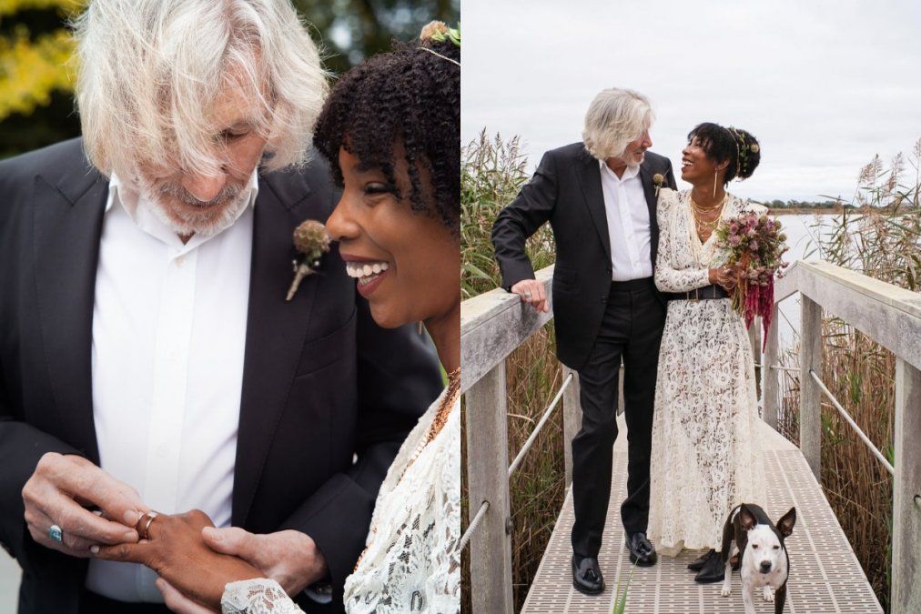 Roger Waters se casó por quinta vez y lo publicó en redes.&nbsp;