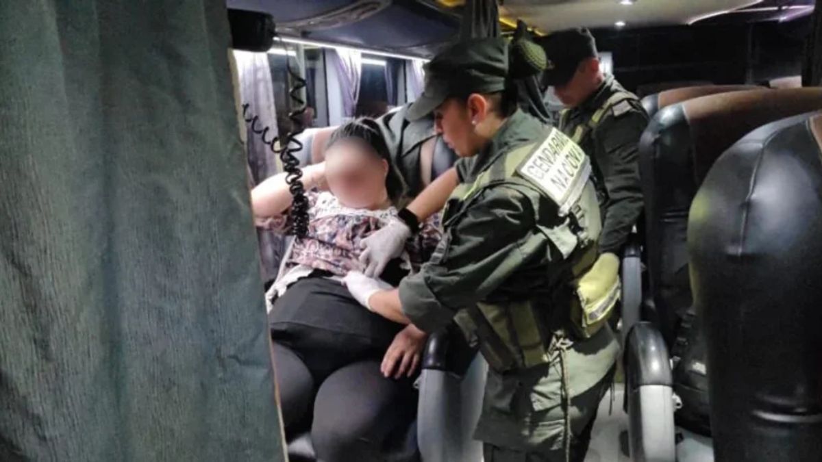 La mujer fue detenida durante un control en la Ruta Nacional 12 en Misiones.