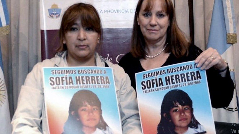 María Helena Delgado marcha para pedir justicia por su hija Sofía.