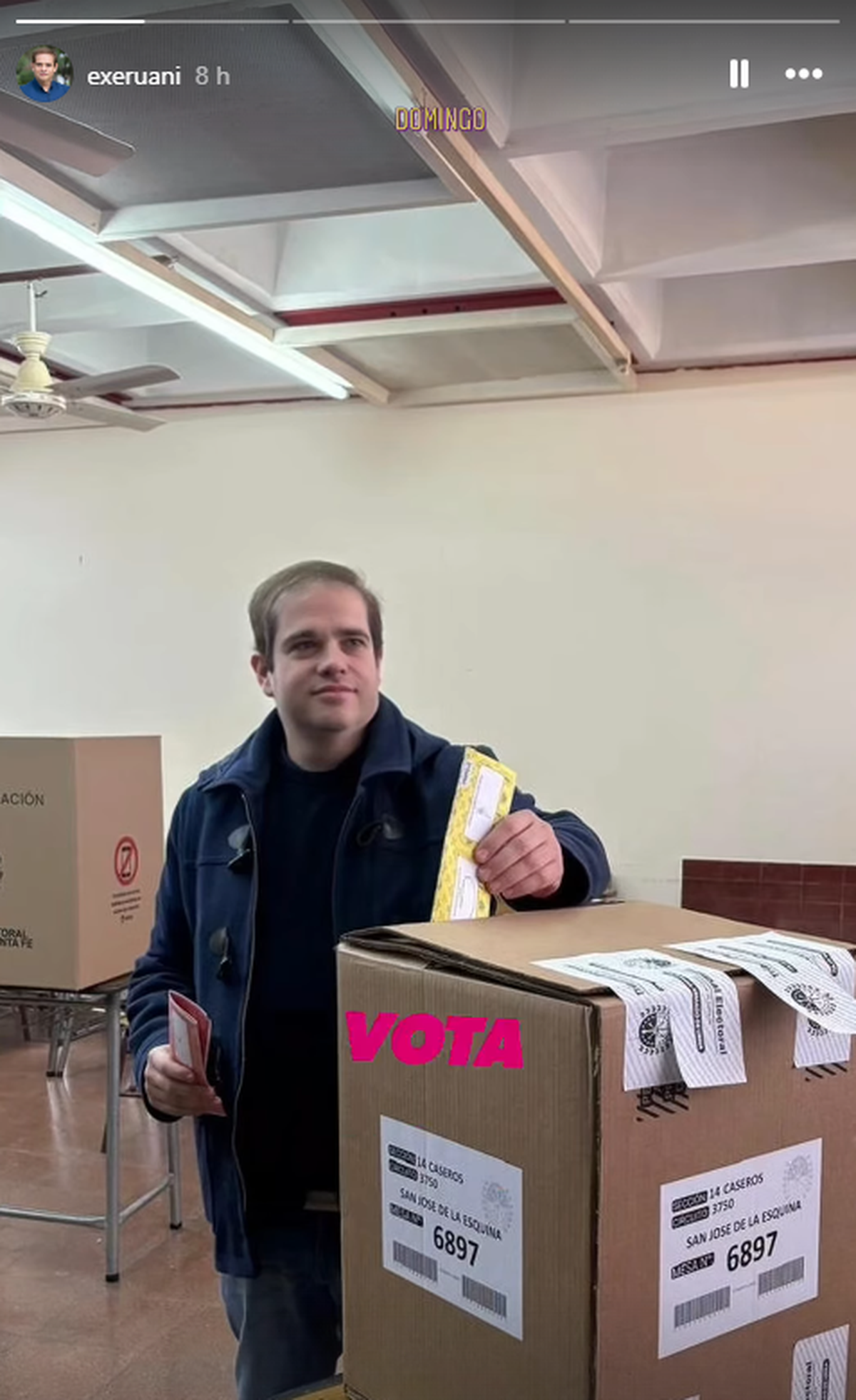 Ezequiel Ruani, de Unidos para Cambiar Santa Fe. Ezequiel Ruani, de Unidos para Cambiar Santa Fe.