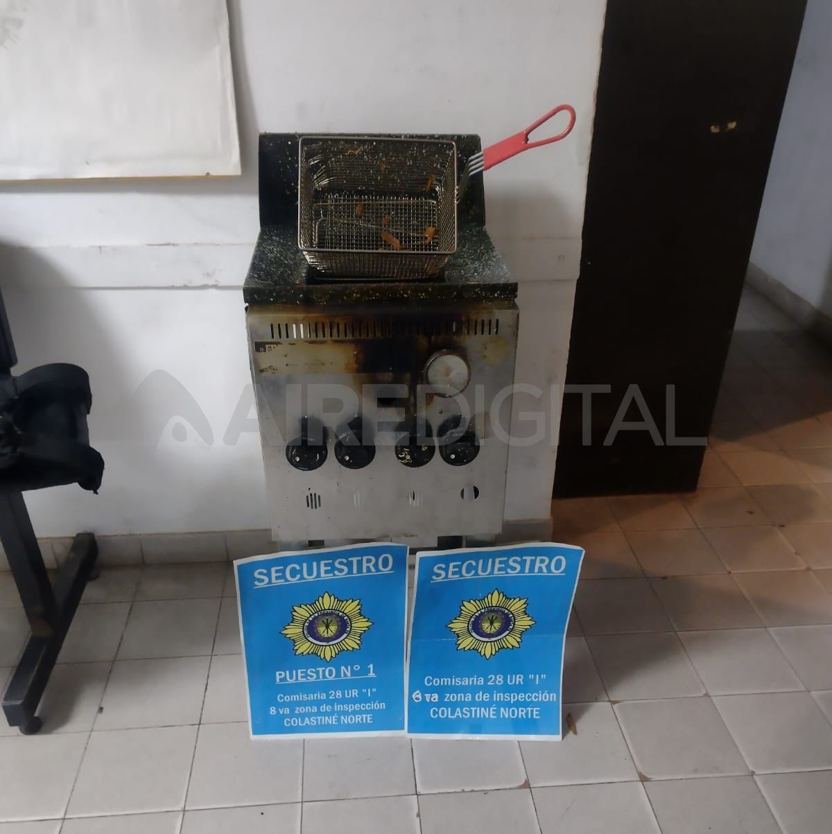 Colastiné Norte: se robó una freidora y lo encontraron por los rastros de aceite Colastiné Norte: se robó una freidora y lo encontraron por los rastros de aceite