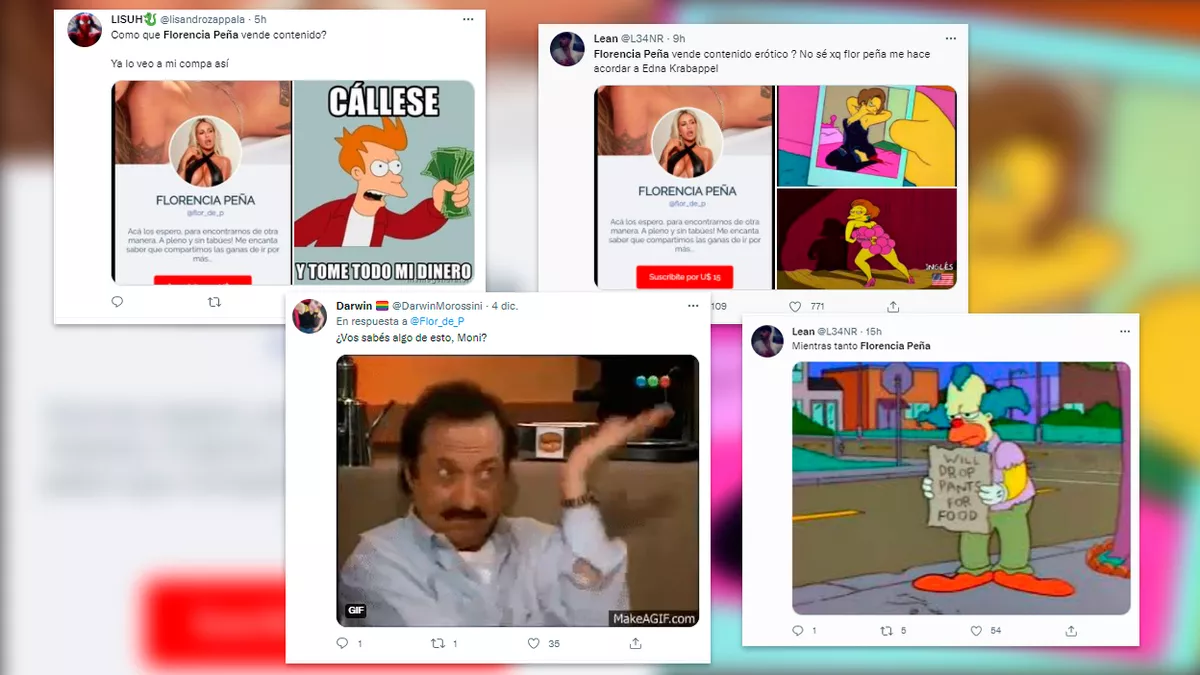 &nbsp;Florencia Pe&ntilde;a, abri&oacute; un perfil xxx y se convirti&oacute; en trending topic.