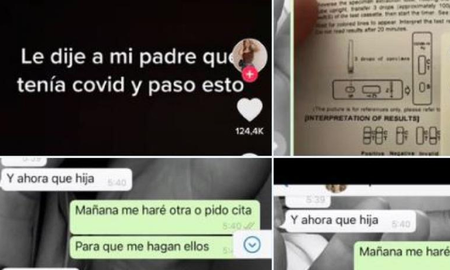 Video viral muestra la peculiar charla que tuvieron padre e hija: Le dije que tenía covid y pasó esto. Video viral muestra la peculiar charla que tuvieron padre e hija: Le dije que tenía covid y pasó esto.