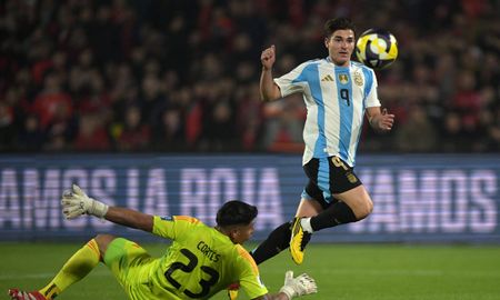 Julián Álvarez la picó y la Selección Argentina volvió a festejar ante Chile. Julián Álvarez la picó y la Selección Argentina volvió a festejar ante Chile.