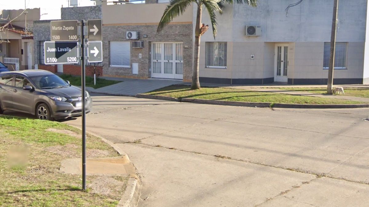 El hecho ocurrió este lunes a la noche en inmediaciones de Lavalle y Martín Zapata.