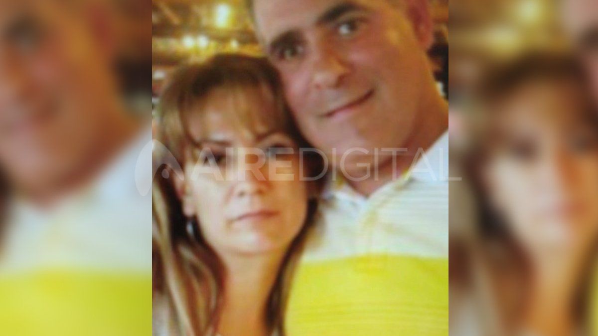 Lorena Guadalupe Melgarejo y su pareja Claudio