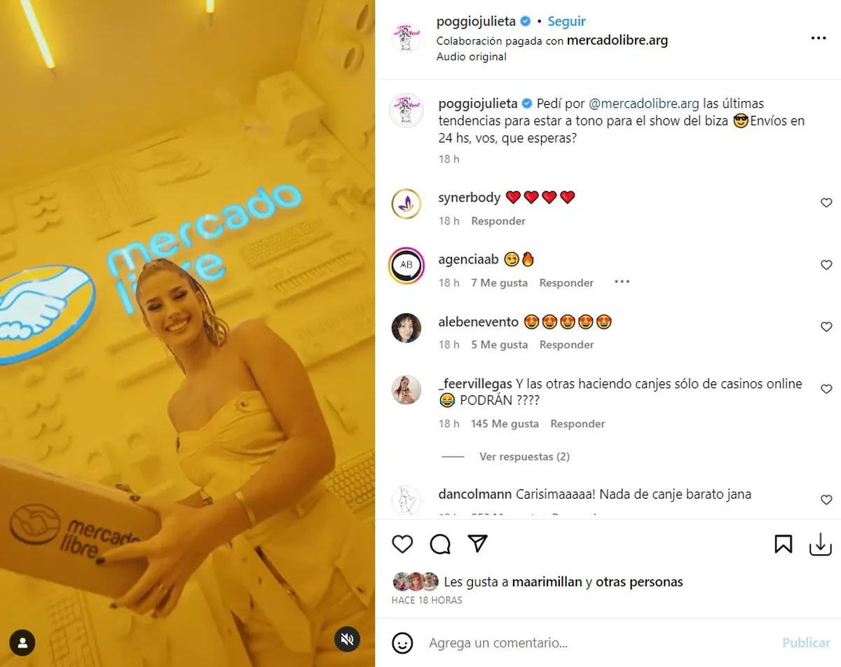 Julieta Poggio se llevó el mejor canje de Gran Hermano y despertó envidia en sus compañeros.